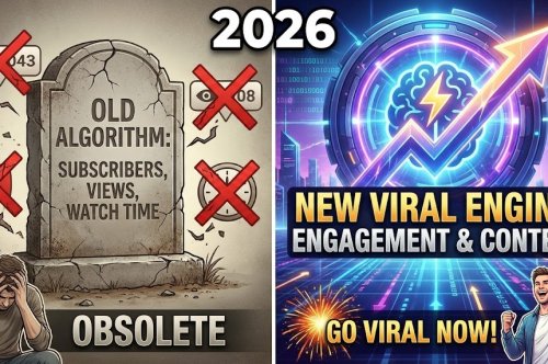 YouTube Algorithm 2026: Why Subscribers, Views & Watch Time Don’t Matter Anymore (And How to Go Viral Now)